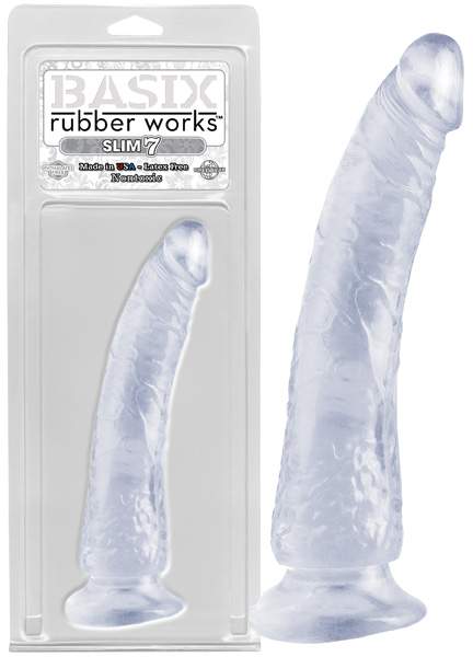 Dildo Basix - Rubber works clear 18