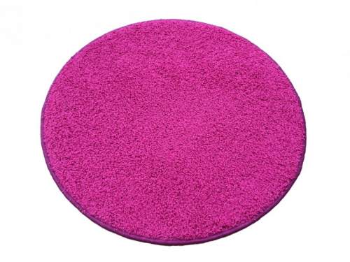 Kusový koberec Color shaggy růžový kruh 200 cm
