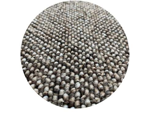 Kusový koberec Porto hnědý kruh 200 cm
