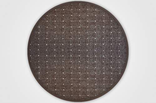 Kusový koberec Udinese hnědá kruh 200 cm