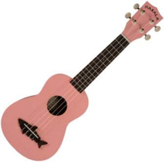 KALA Shark Soprano Ukulele Shell Pink