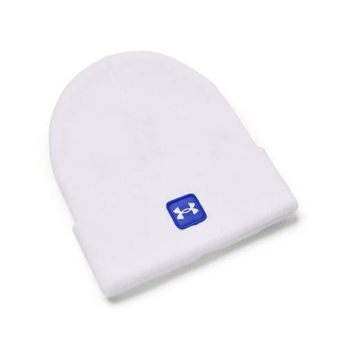 Pánská čepice Under Armour Halftime Cuff Barva: bílá/modrá