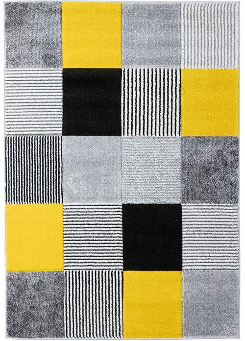 Kusový koberec Alora A1039 Yellow - 200x290 cm
