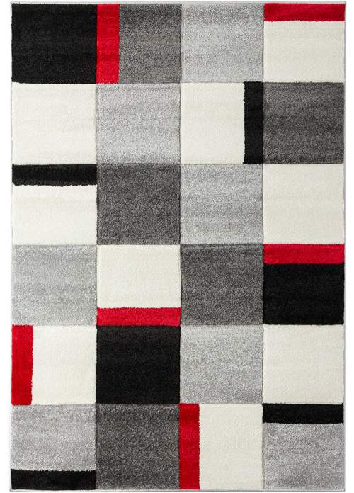 Kusový koberec Alora A1026 Red - 140x200 cm