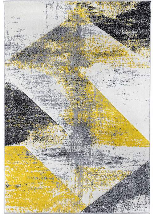 Kusový koberec Alora A1012 Yellow - 80x150 cm