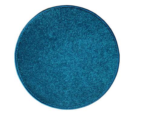 Kusový koberec Eton Lux tyrkys kruh 100 cm