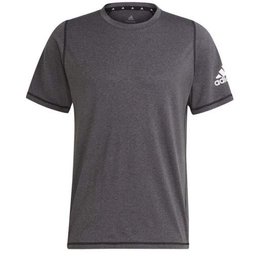Tričko adidas GU2777 pánské, šedá barva, s potiskem