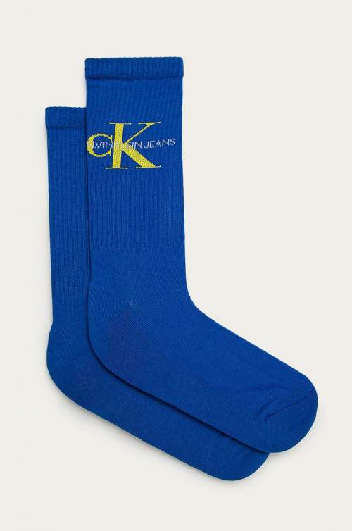 Calvin Klein CK RIB Pánské ponožky, tmavě modrá, velikost UNI