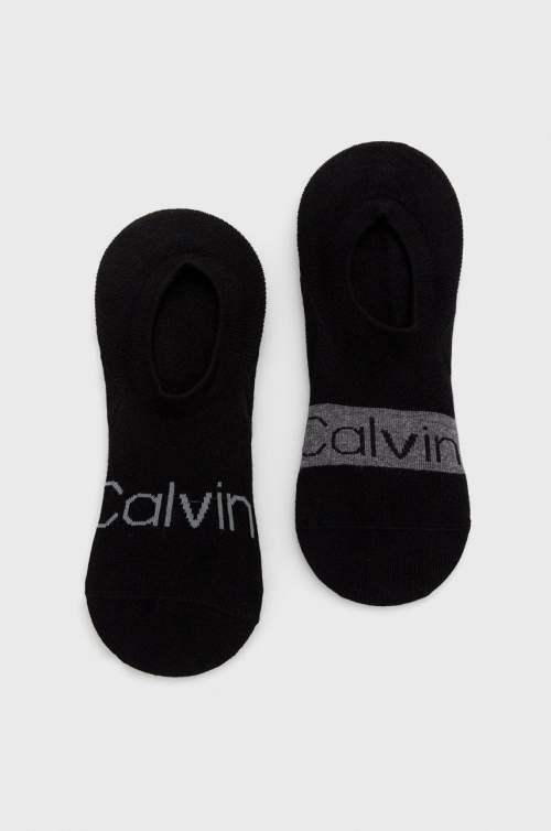 Calvin Klein Ponožky 2 páry Černá