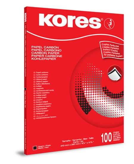 Kores - uhlový papír - 100 listů