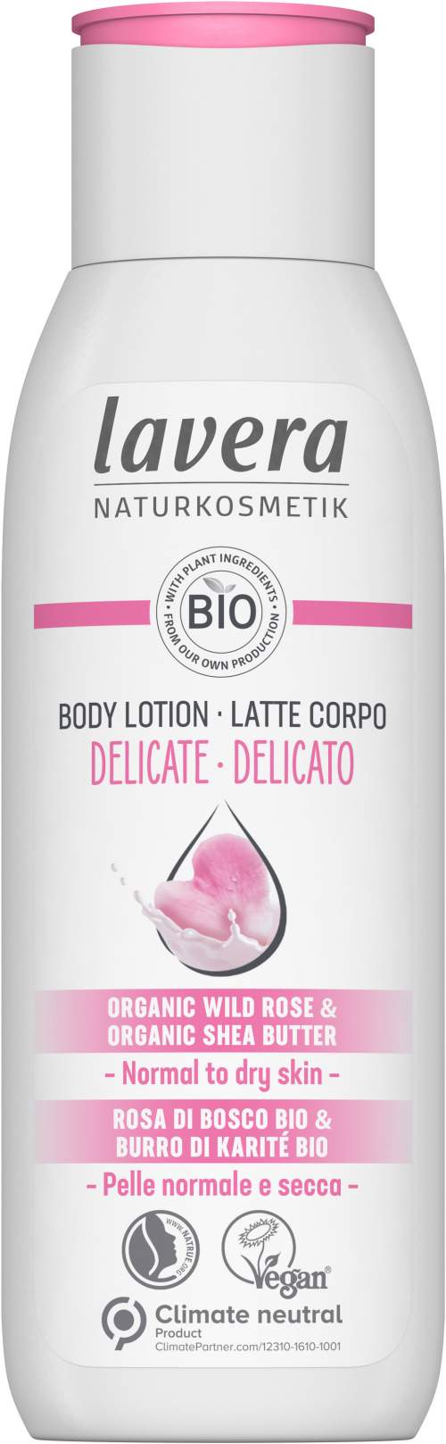 Lavera Lehké tělové mléko s Bio Divokou růží 200 ml