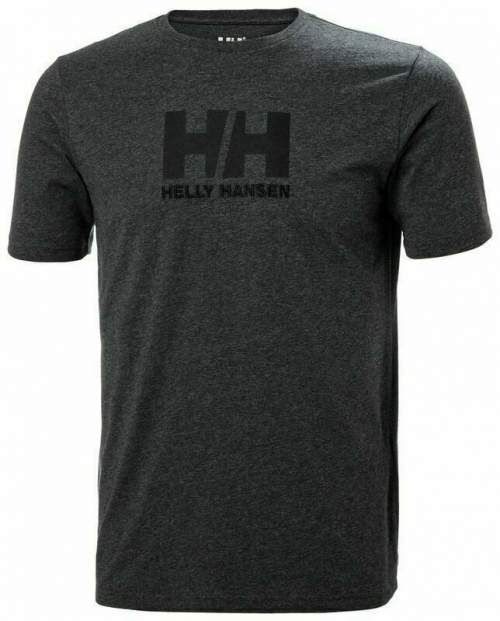 Helly Hansen Logo T-shirt EBONY MELANGE