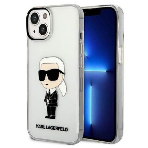 Karl Lagerfeld IML Ikonik NFT Zadní Kryt pro iPhone 14 Plus Transparent