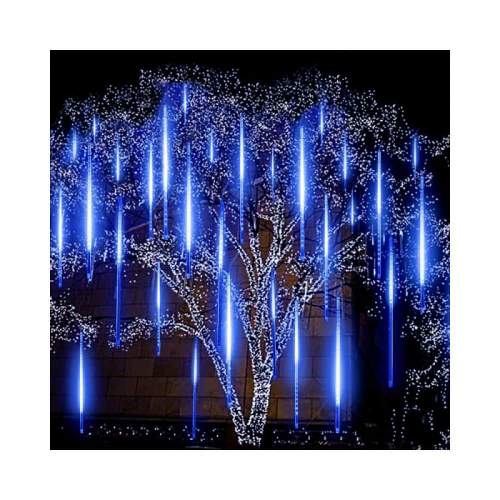 SPRINGOS LED světelný řetěz Meteor 4x0,5 m modrá