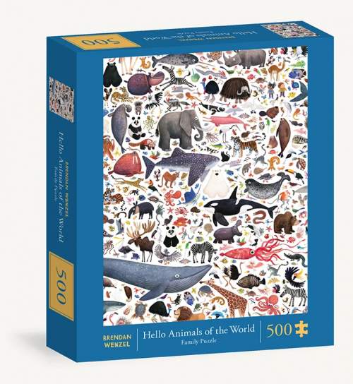 Chronicle books Puzzle Ahoj zvířata světa 500 dílků