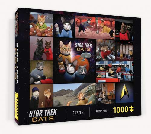 Chronicle books Puzzle Star Trek kočky 1000 dílků