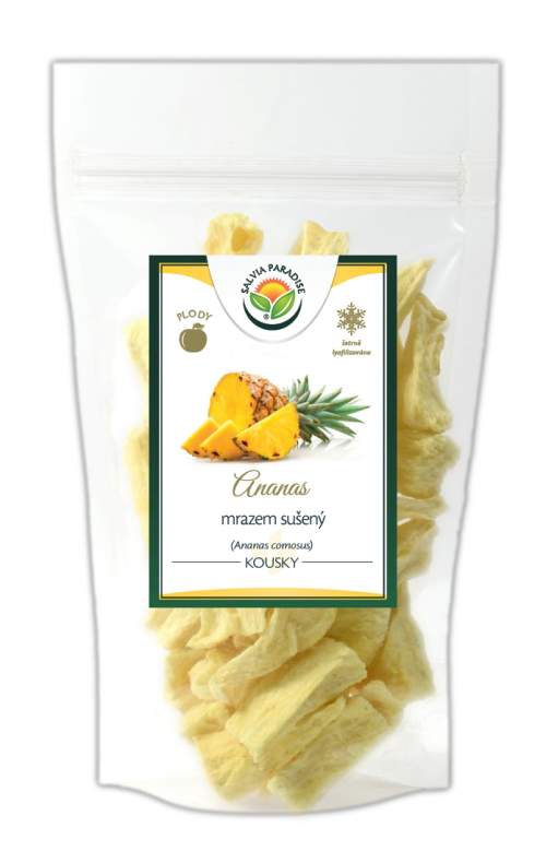 Ananas kousky sušené mrazem - lyofilizované 100 g od Salvia Paradise