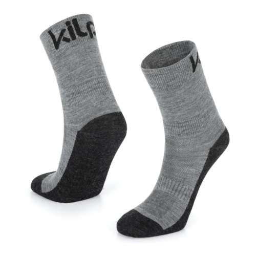 Outdoorové ponožky Kilpi Lirin-U Světle šedá 43-45