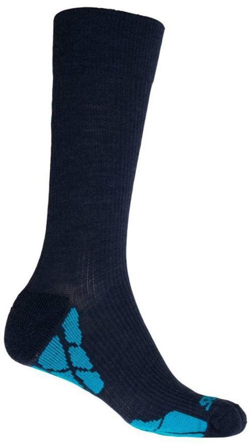Turistické merino ponožky SENSOR Hiking Merino tm.modrá/modrá Barva: Modrá, Velikost: 3/5
