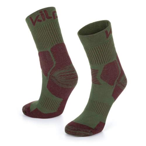 Kilpi Unisex běžecké ponožky Ultra-U khaki 35