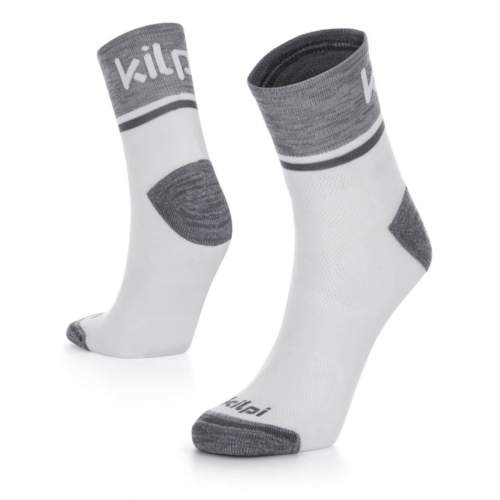 KILPI Unisex sportovní ponožky Speed bílé 35
