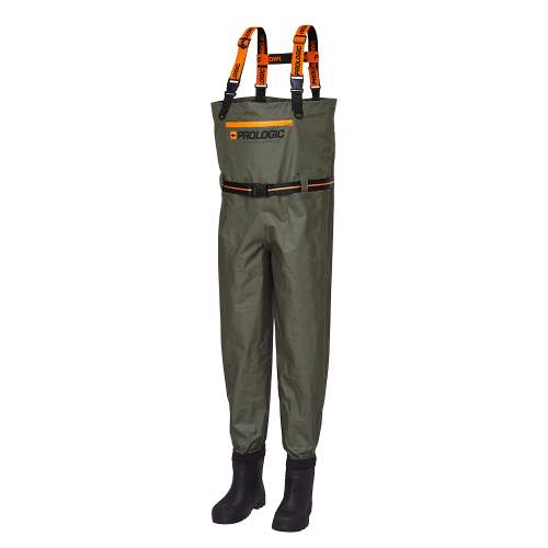 Prologic broďáky inspire chest bootfoot wader eva sole green - 44-45