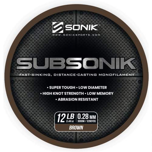 Sonik Vlasec Subsonik Brown 3000m - 0,35mm