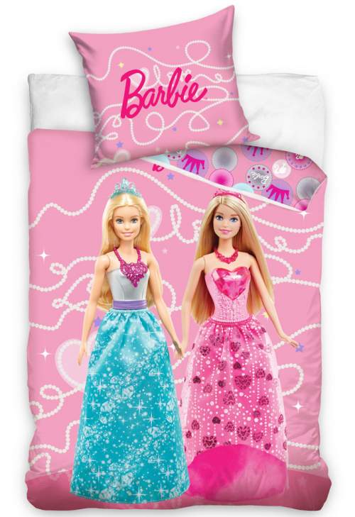 CARBOTEX oboustranné - Barbie dvě princezny 140×200 cm