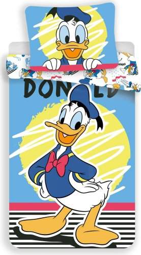 Povlečení Donald Duck 03 140x200, 70x90 cm - bavlna - Jerry Fabrics