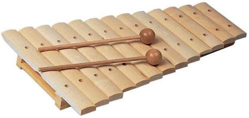 Perkuse Goldon dřevěný xylofon 13 kamenů