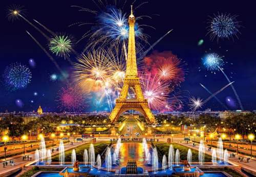 CASTORLAND Oslnivě krásná noční Paříž 1000 dílků