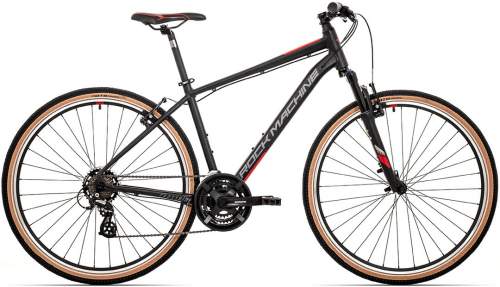 Krosové kolo Rock Machine CrossRide 100 černá/oranžová M