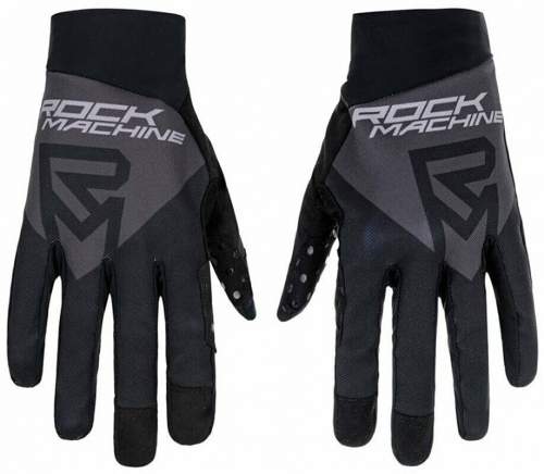 Rock Machine Race rukavice černo/šedé vel. M