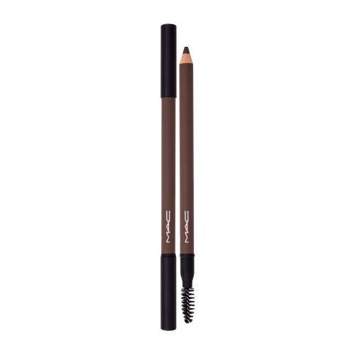 MAC Veluxe Brow Liner 1,19 g tužka na obočí s kartáčkem pro ženy Deep Dark Brunette