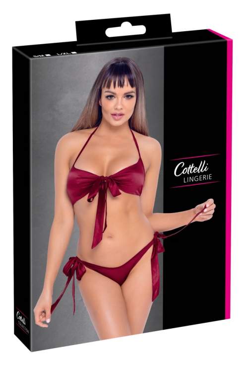 Cottelli - bikini bra set (red)S/M