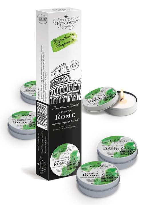 Massage Candle "Rome", Pack of 5