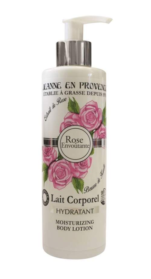 Hydratační tělové mléko Jeanne en Provence – růže