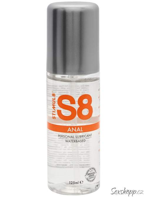 Stimul8 S8 WB Anal Lube 125ml / lubrikační gel 125ml