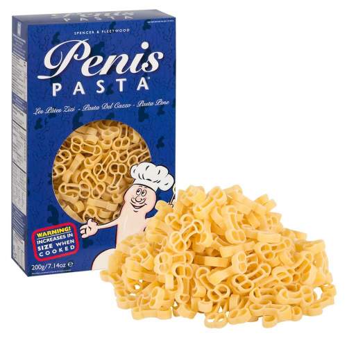 Penis Pasta 200 g, italské těstoviny ve tvaru penisů
