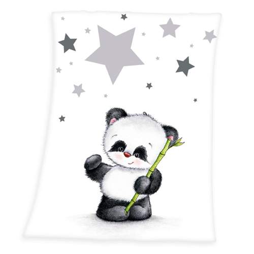 Herding Dětská deka Fynn Star Panda 75 x 100 cm