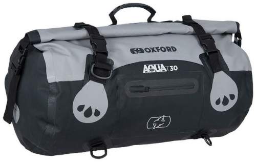 OXFORD Vodotěsný vak Aqua T-30 Roll Bag šedý/černý 30 l