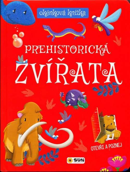 Prehistorická zvířata okénková knížka