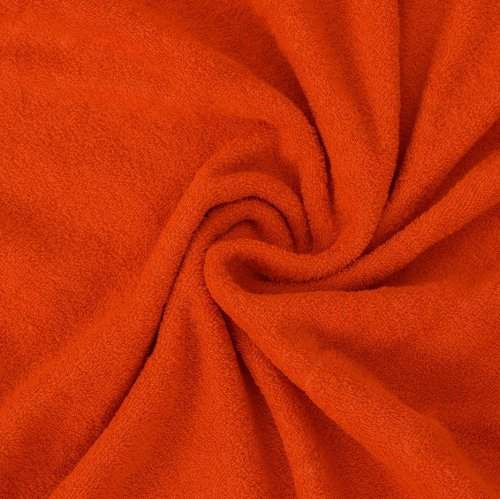 Froté prostěradlo (100 x 200 cm) - Oranžová