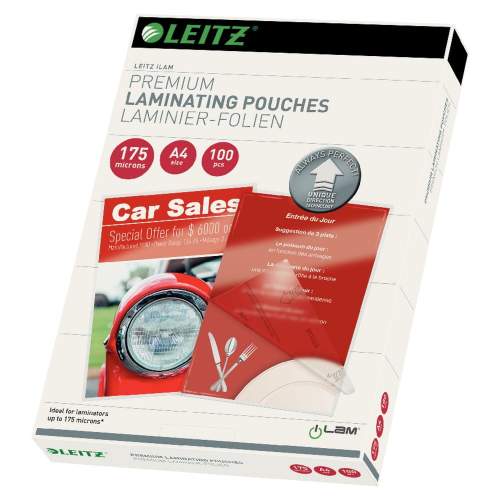 Leitz laminovací kapsy UDT, A4, 175 mic