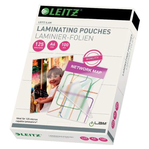 Leitz laminovací kapsy A6 125 mic 100 ks