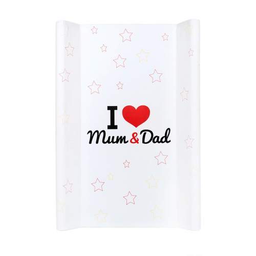 New Baby Přebalovací nástavec I love Mum and Dad bílý 50x80cm