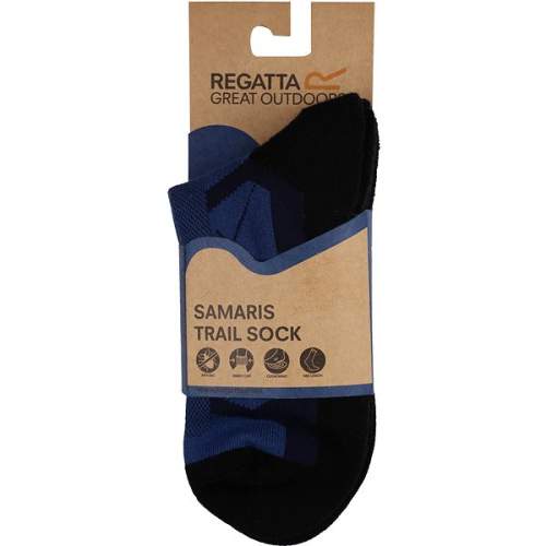 Regatta Outdoorové ponožky 2 páry RMH047 9-12, modrá