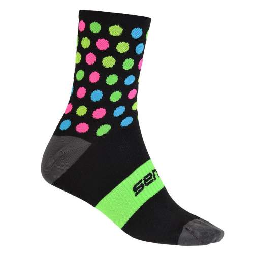 Sensor Ponožky Dots černá/multi 39-42