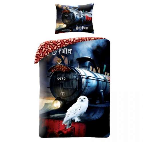 HALANTEX Povlečení Harry Potter Express  Bavlna, 140/200, 70/90 cm
