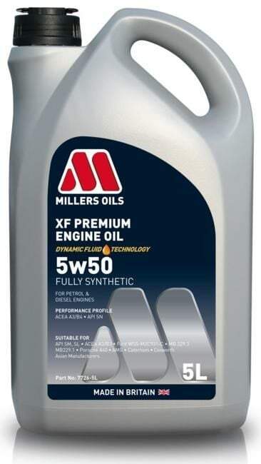 MILLERS OILS XF PREMIUM 5w50, plně syntetický, 5 l  77265